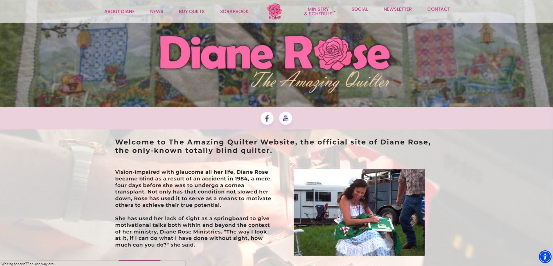 Diane Rose, The Amazing Quilter